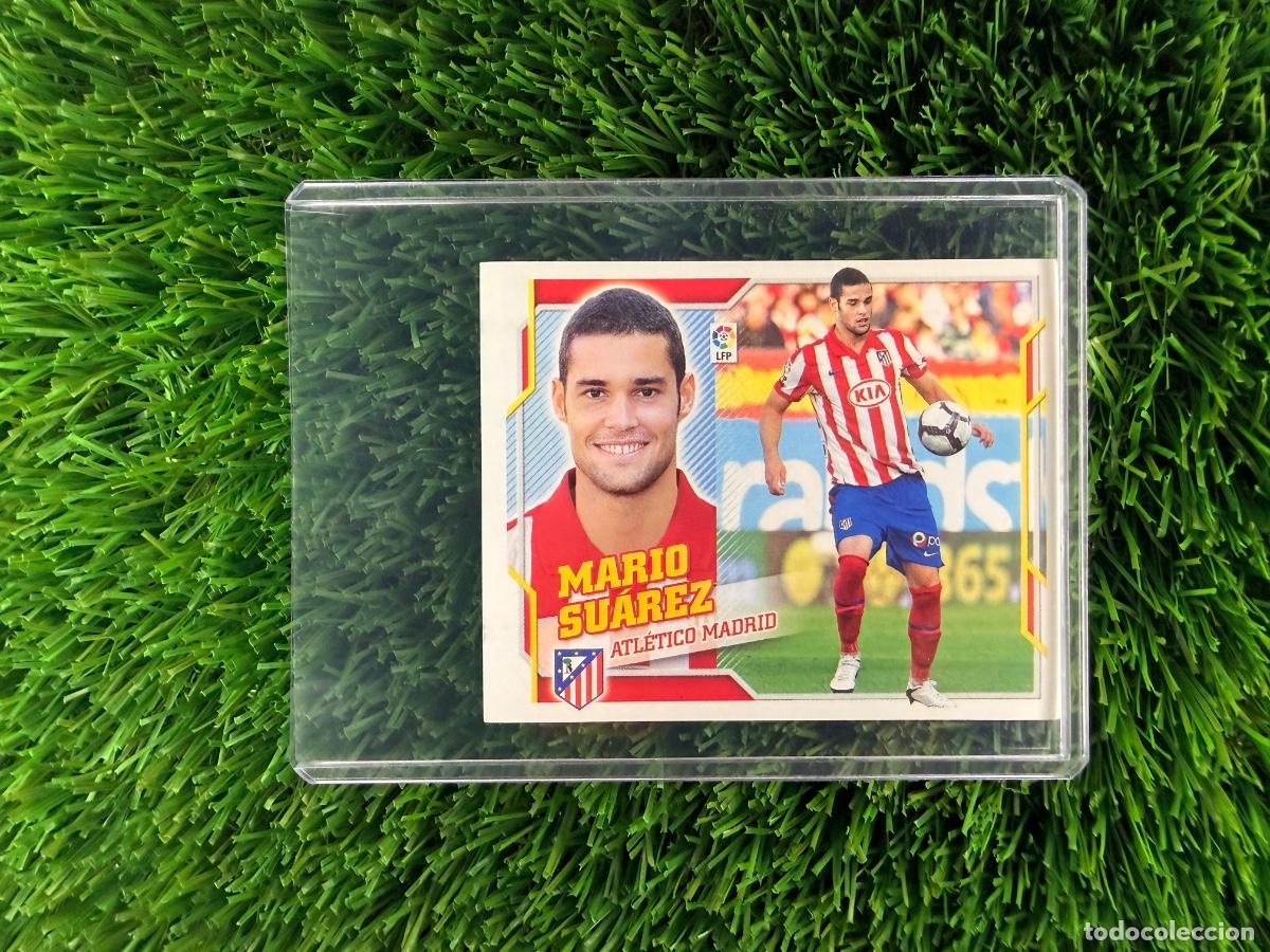 Cromos de f&uacute;tbol: N&ordm; 8B Mario Su&aacute;rez Atl&eacute;tico de Madrid Liga Este 10 11