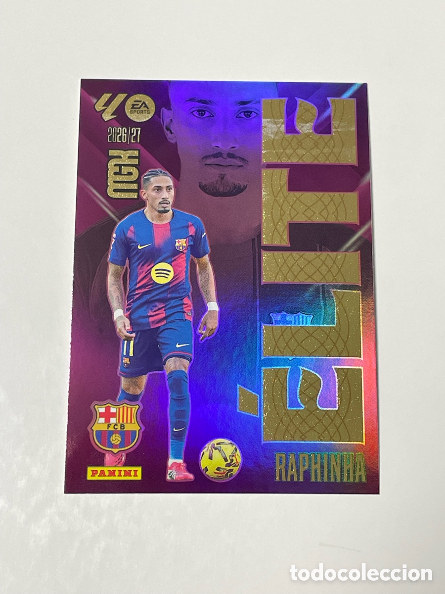 Cromos de f&uacute;tbol: Raphinha F. C. Barcelona Panini Megacracks 2026/27 Elite Power