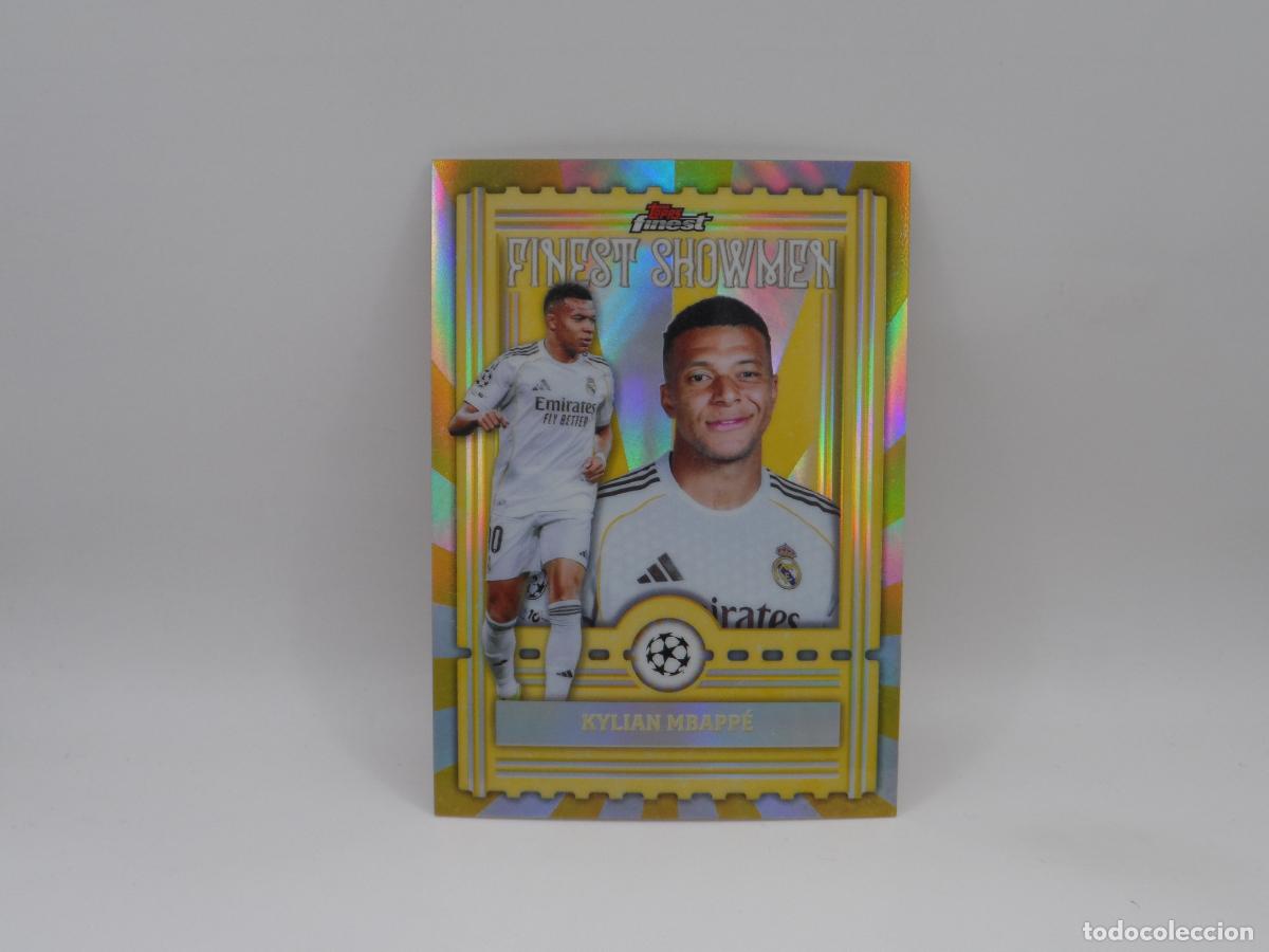 Cromos de f&uacute;tbol: FS-10 KYLIAN MBAPPE REAL MADRID FINEST SHOWMEN TOPPS FINEST CHAMPIONS LEAGUE 2025 2026 25 26