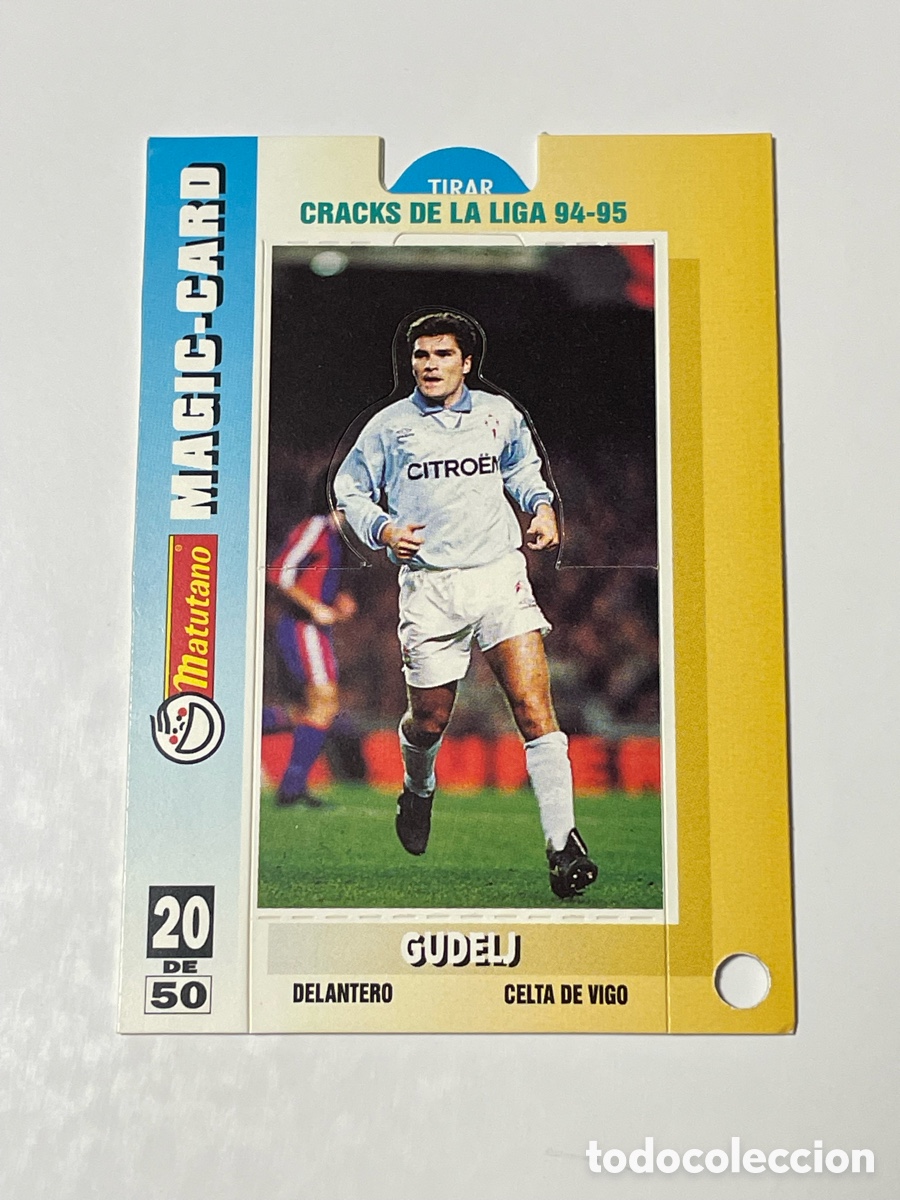 Cromos de f&uacute;tbol: Vlado Gudelj Celta de Vigo Matutano Magic Card #20