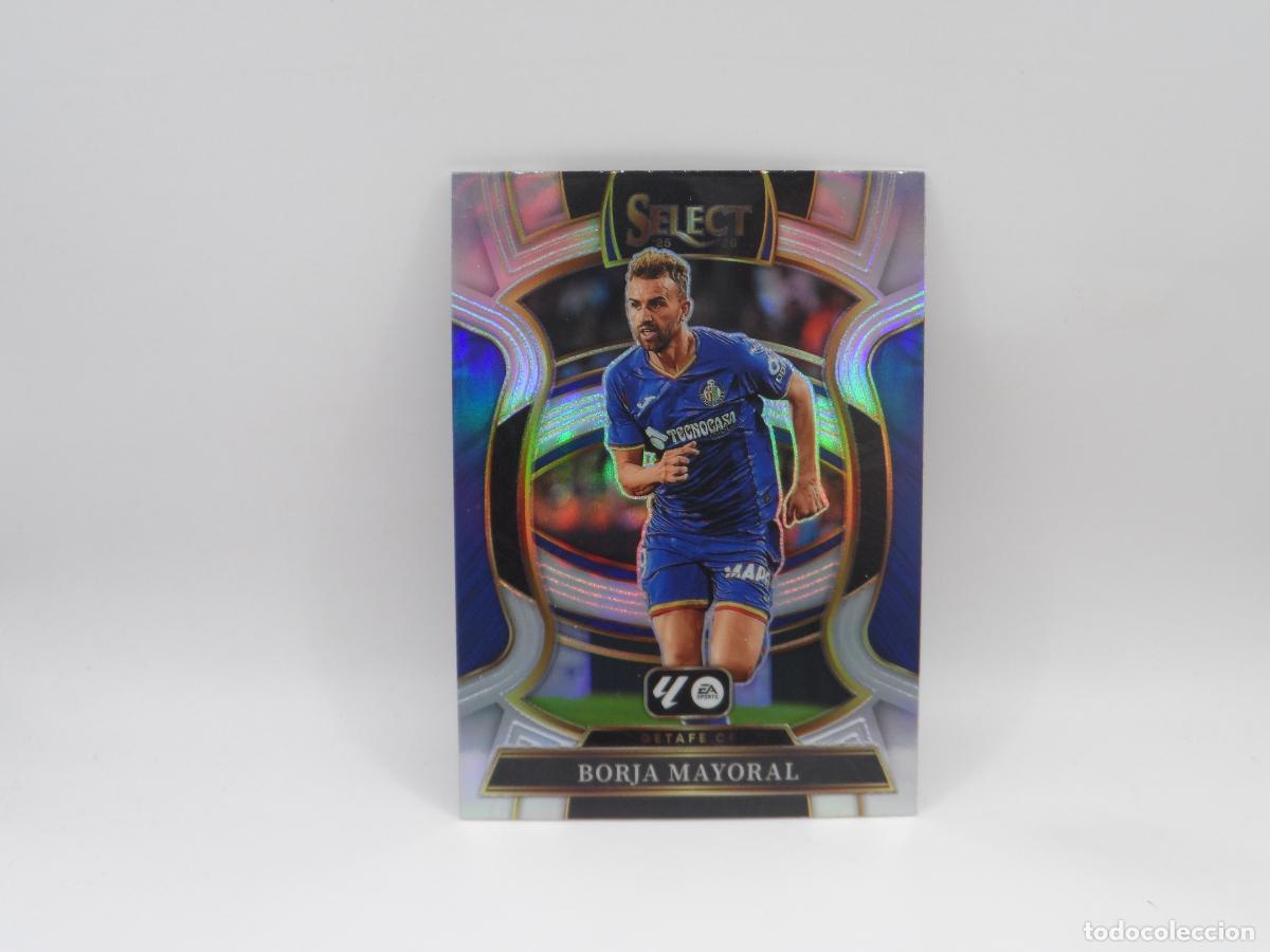 Cromos de f&uacute;tbol: 62 BORJA MAYORAL PARALELA SILVER PRIZM GETAFE PANINI SELECT 2025 2026 25 26