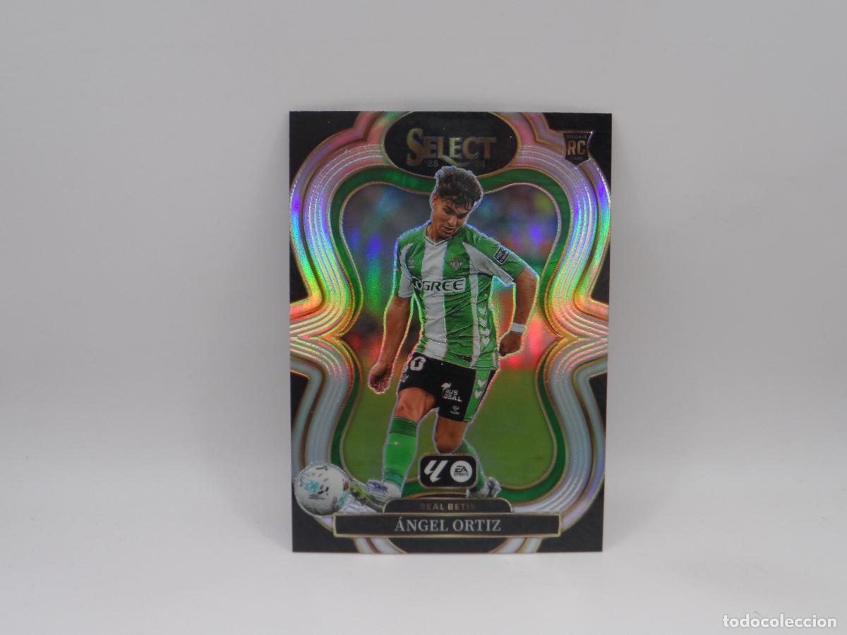 Cromos de f&uacute;tbol: 147 ANGEL ORTIZ ROOKIE PARALELA SILVER PRIZM BETIS PANINI SELECT 2025 2026 25 26