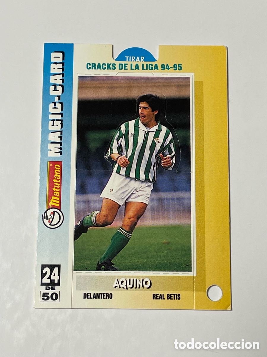 Cromos de f&uacute;tbol: Toro Aquino Betis Matutano Magic Card #24