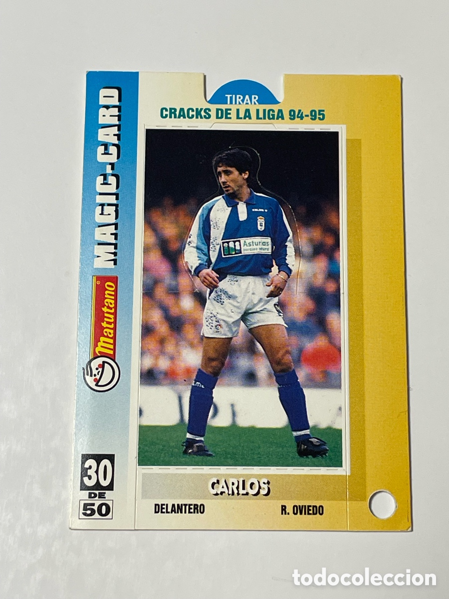 Cromos de f&uacute;tbol: Carlos Oviedo Matutano Magic Card #30