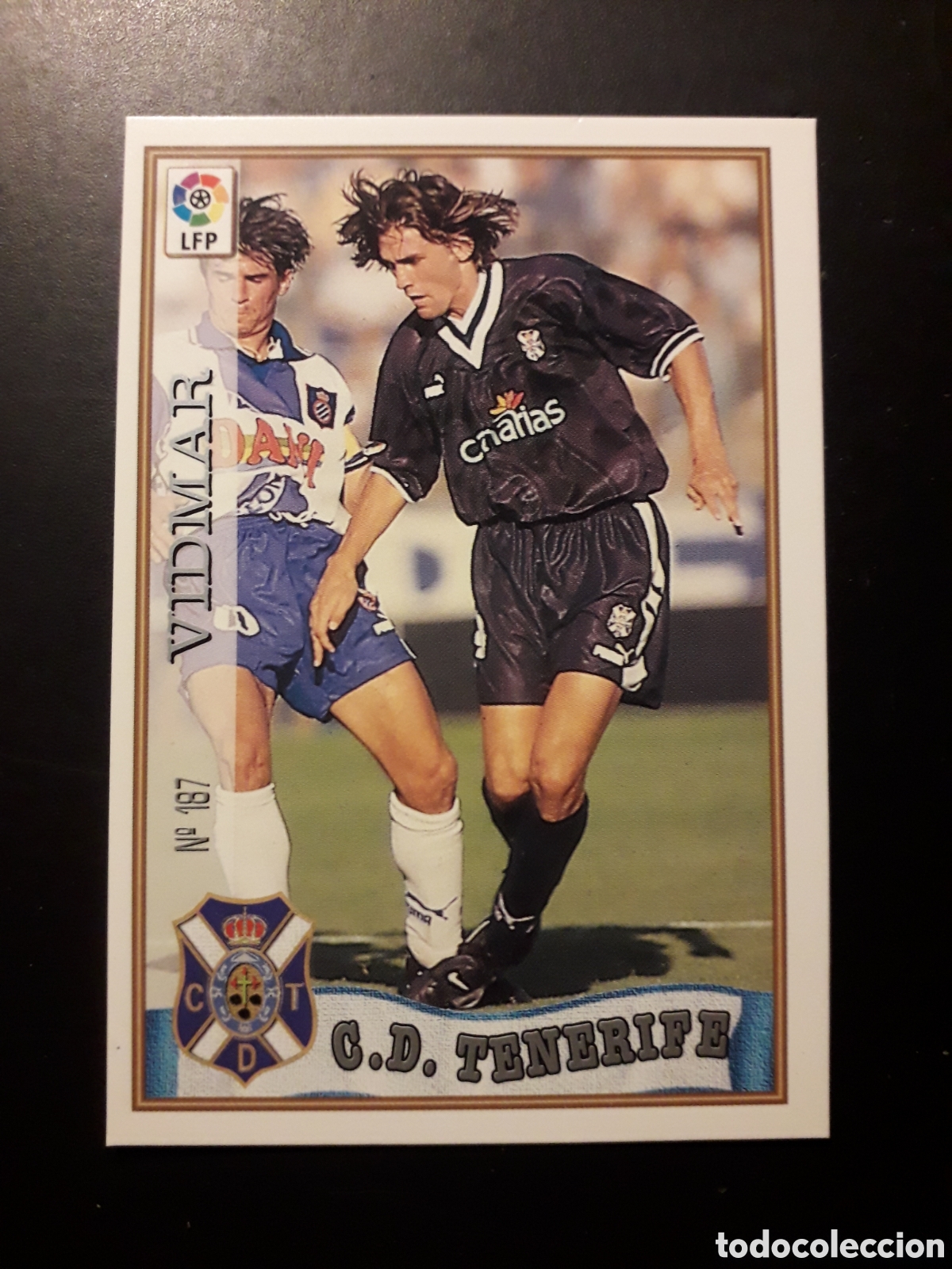 Cromos de f&uacute;tbol: VIDMAR TENERIFE N&deg; 187 LAS FICHAS DE LA LIGA 1997 1998 97 98 MUNDICROMO MC PEDIDO M&Iacute;NIMO 3&euro;.