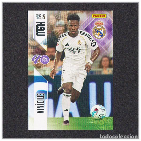 Cromos de f&uacute;tbol: MEGACRACKS 2026 2027 26 27 PANINI VINICIUS 234 REAL MADRID COLECCI&Oacute;N LIGA ALBUM MGK