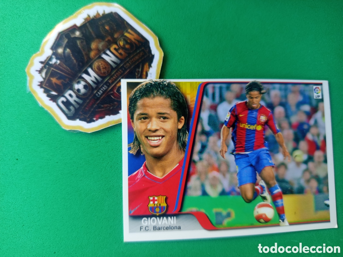 Cromos de f&uacute;tbol: ❇️ CROMO ⚽ CARD GIOVANI BARCELONA 07 08 2007 2008 EDICIONES ESTADIO ❇️