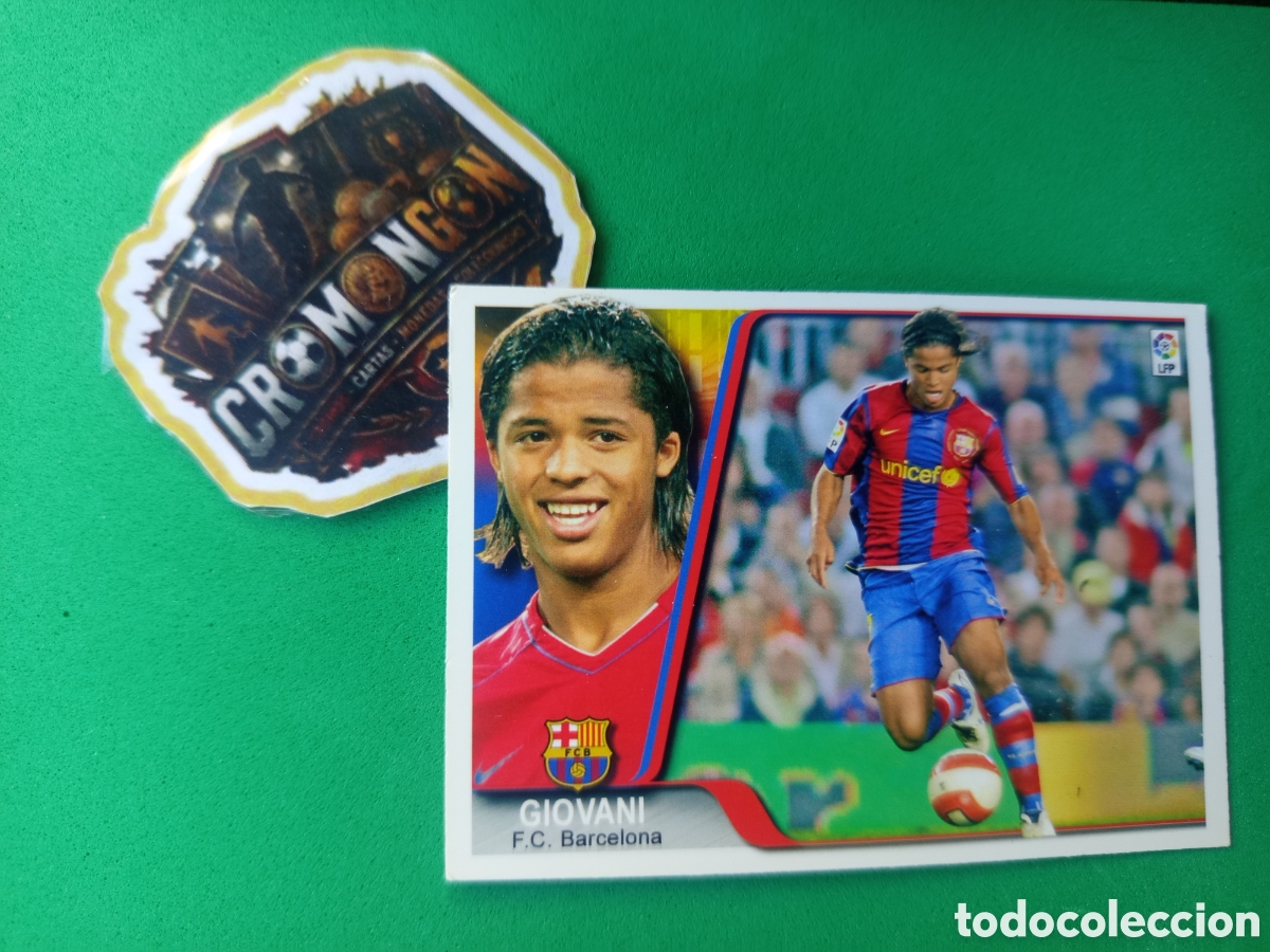Cromos de f&uacute;tbol: ❇️ CROMO ⚽ CARD GIOVANI BARCELONA 07 08 2007 2008 EDICIONES ESTADIO ❇️