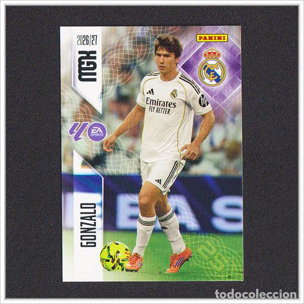 Cromos de f&uacute;tbol: MEGACRACKS 2026 2027 26 27 PANINI GONZALO 233 REAL MADRID COLECCI&Oacute;N LIGA ALBUM MGK