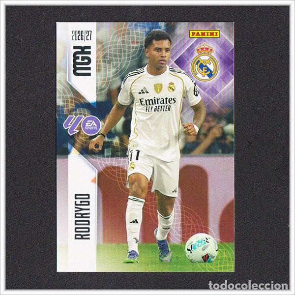 Cromos de f&uacute;tbol: MEGACRACKS 2026 2027 26 27 PANINI RODRYGO 231 REAL MADRID COLECCI&Oacute;N LIGA ALBUM MGK