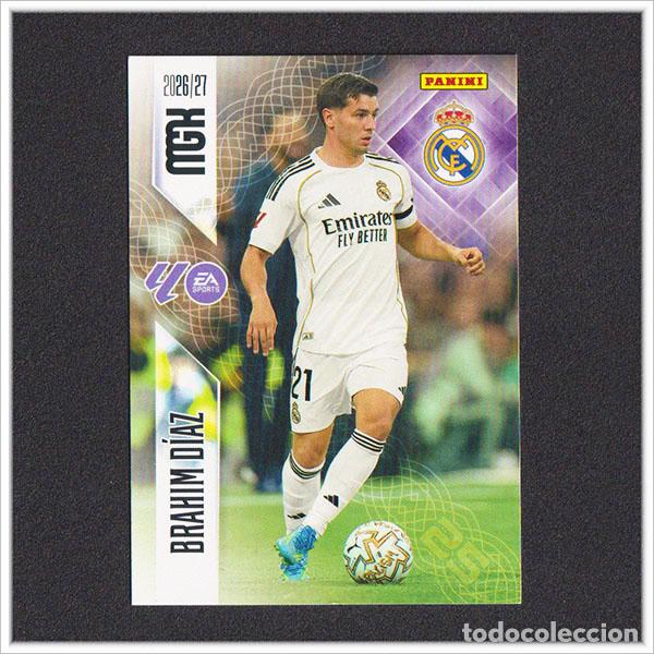 Cromos de f&uacute;tbol: MEGACRACKS 2026 2027 26 27 PANINI BRAHIM DIAZ 230 REAL MADRID COLECCI&Oacute;N LIGA ALBUM MGK