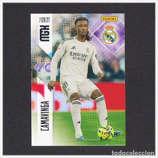Cromos de f&uacute;tbol: MEGACRACKS 2026 2027 26 27 PANINI CAMAVINGA 227 REAL MADRID COLECCI&Oacute;N LIGA ALBUM MGK