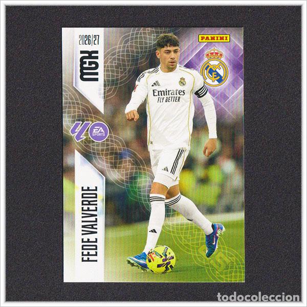 Cromos de f&uacute;tbol: MEGACRACKS 2026 2027 26 27 PANINI FEDE VALVERDE 226 REAL MADRID COLECCI&Oacute;N LIGA ALBUM MGK