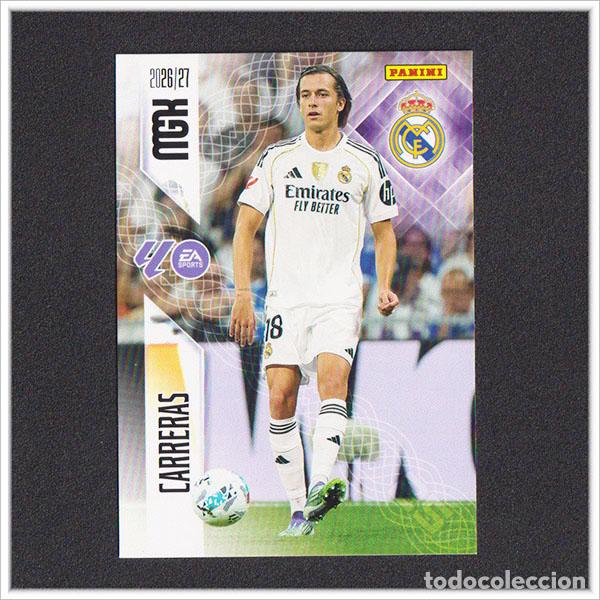 Cromos de f&uacute;tbol: MEGACRACKS 2026 2027 26 27 PANINI CARRERAS 224 REAL MADRID COLECCI&Oacute;N LIGA ALBUM MGK