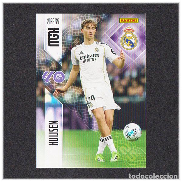 Cromos de f&uacute;tbol: MEGACRACKS 2026 2027 26 27 PANINI HUIJSEN 222 REAL MADRID COLECCI&Oacute;N LIGA ALBUM MGK