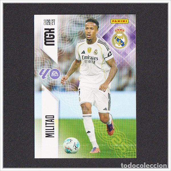 Cromos de f&uacute;tbol: MEGACRACKS 2026 2027 26 27 PANINI MILITAO 221 REAL MADRID COLECCI&Oacute;N LIGA ALBUM MGK