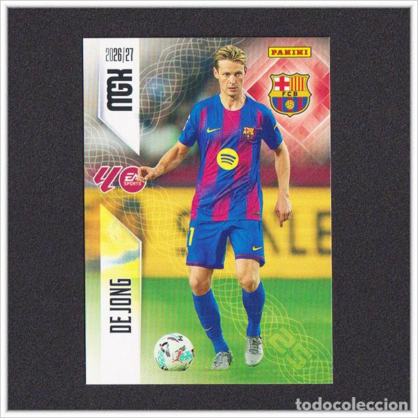 Cromos de f&uacute;tbol: MEGACRACKS 2026 2027 26 27 PANINI DE JONG 82 BARCELONA BAR&Ccedil;A COLECCI&Oacute;N LIGA ALBUM MGK