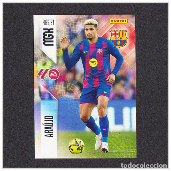 Cromos de f&uacute;tbol: MEGACRACKS 2026 2027 26 27 PANINI ARAUJO 80 BARCELONA BAR&Ccedil;A COLECCI&Oacute;N LIGA ALBUM MGK