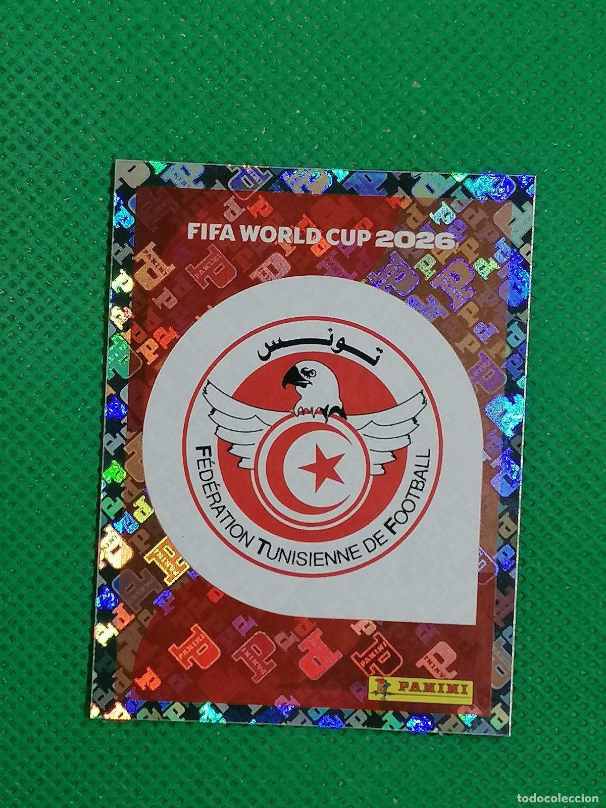 Cromos de f&uacute;tbol: TUN 1 TUN1 ESCUDO TUNEZ ⚽ PANINI FIFA MUNDIAL WORLD CUP 26 2026 STICKER ⚽