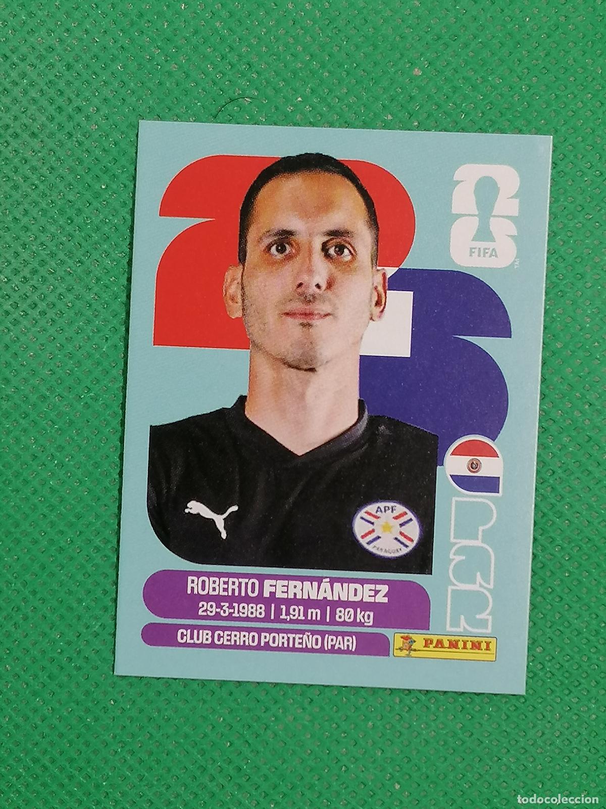 Cromos de f&uacute;tbol: PAR 2 PAR2 ROBERTO FERNANDEZ PARAGUAY ⚽ PANINI FIFA MUNDIAL WORLD CUP 26 2026 STICKER ⚽