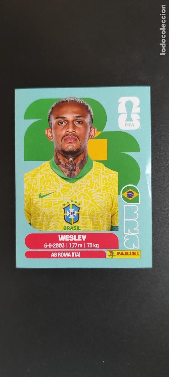 Cromos de f&uacute;tbol: FIFA WORLD CUP 2026 STICKER WESEY BRASIL # BRA8 PANINI
