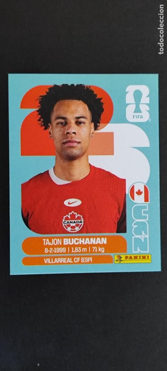 Cromos de f&uacute;tbol: FIFA WORLD CUP 2026 STICKER BUCHANAN CANADA # CAN17 PANINI
