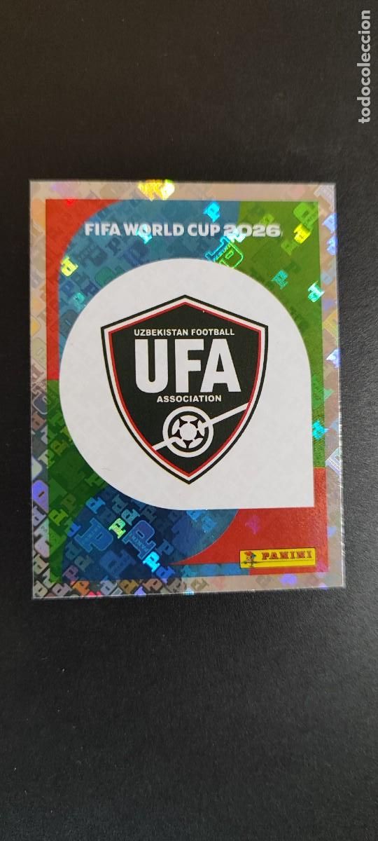 Cromos de f&uacute;tbol: FIFA WORLD CUP 2026 STICKER ESCUDO UZBEKISTAN # UZB1 PANINI