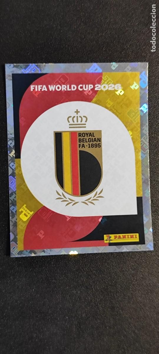 Cromos de f&uacute;tbol: FIFA WORLD CUP 2026 STICKER ESCUDO BELGICA # BEL1 PANINI