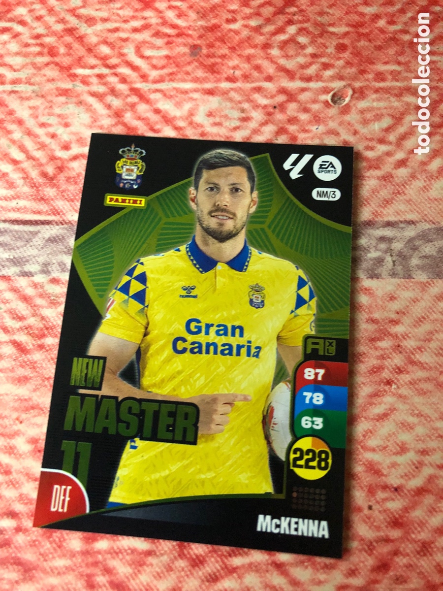 Cromos de f&uacute;tbol: NM/3 - McKENNA , LAS PALMAS NEW MASTER ADRENALYN 2024-2025