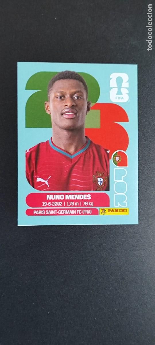 Cromos de f&uacute;tbol: FIFA WORLD CUP 2026 STICKER NUNO MENDES PORTUGAL # POR7 PANINI
