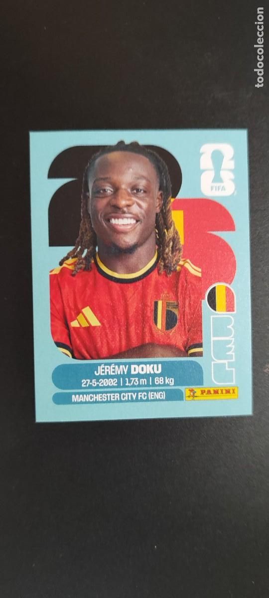 Cromos de f&uacute;tbol: FIFA WORLD CUP 2026 STICKER DOKU BELGICA # BEL16 PANINI