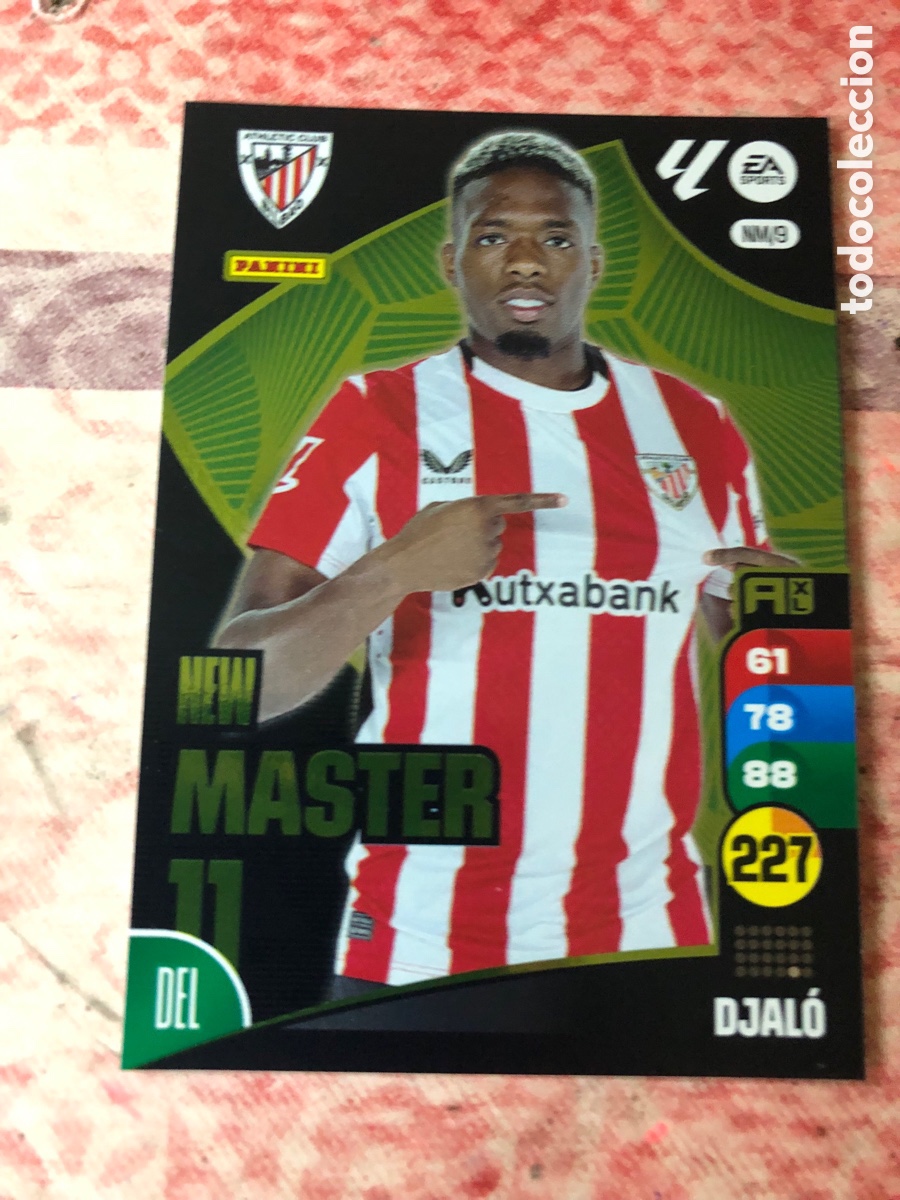 Cromos de f&uacute;tbol: NM/9 DJALO ATHLETIC BILBAO NEW MASTER 11 PARALELA ⚽ PANINI LIGA ADRENALYN XL 2024 2025 24 25 ⚽