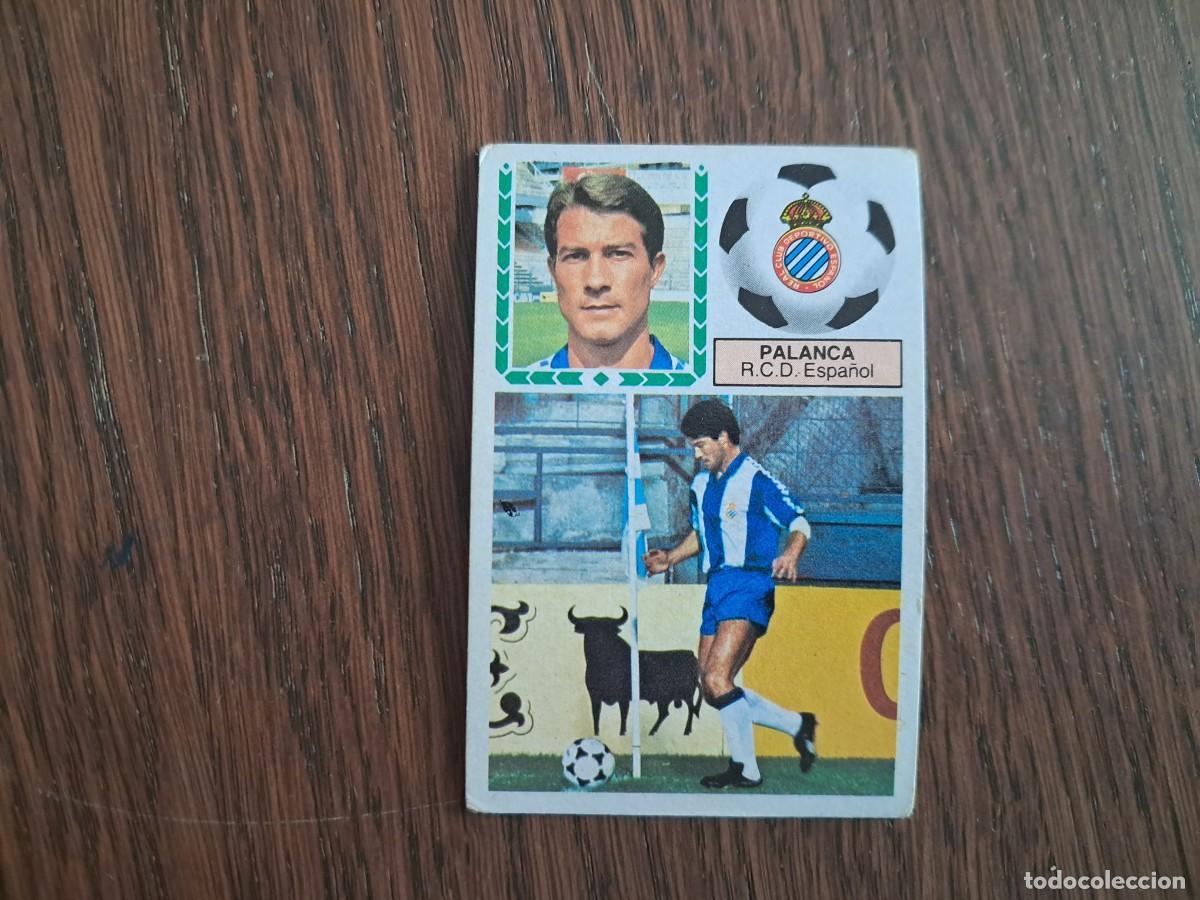 Cromos de f&uacute;tbol: cromo de futbol, edic. Este 83-84, Palanca, RCD Espa&ntilde;ol, coloca ..... sin pegar.