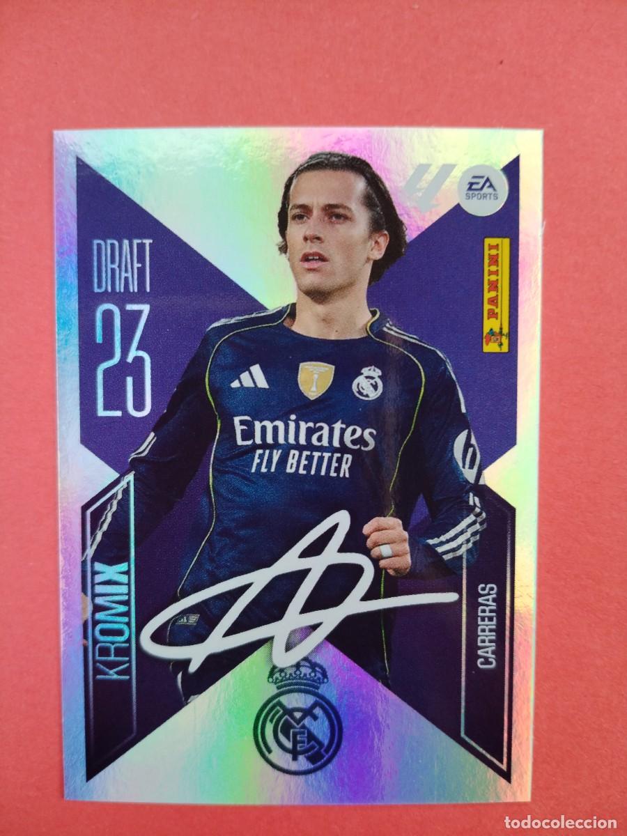 Cromos de f&uacute;tbol: ESTE 2026 2027 DRAFT 23 KROMIX N 5 CARRERAS