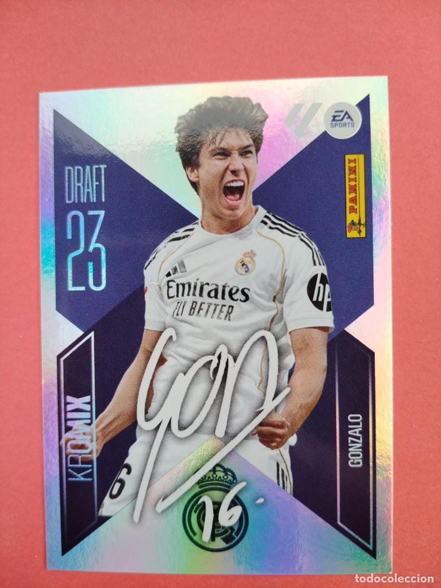 Cromos de f&uacute;tbol: ESTE 2026 2027 DRAFT 23 KROMIX N 9 GONZALO