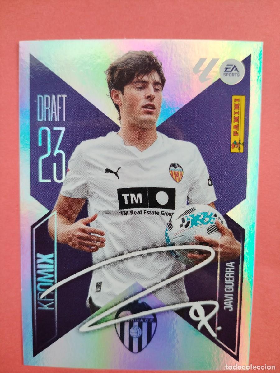 Cromos de f&uacute;tbol: ESTE 2026 2027 DRAFT 23 KROMIX N 12 JAVI GUERRA