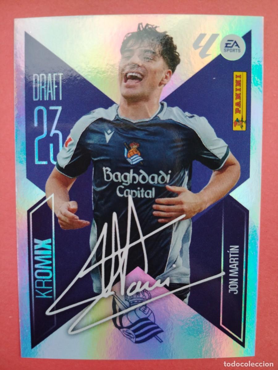 Cromos de f&uacute;tbol: ESTE 2026 2027 DRAFT 23 KROMIX N 13 JON MARTIN