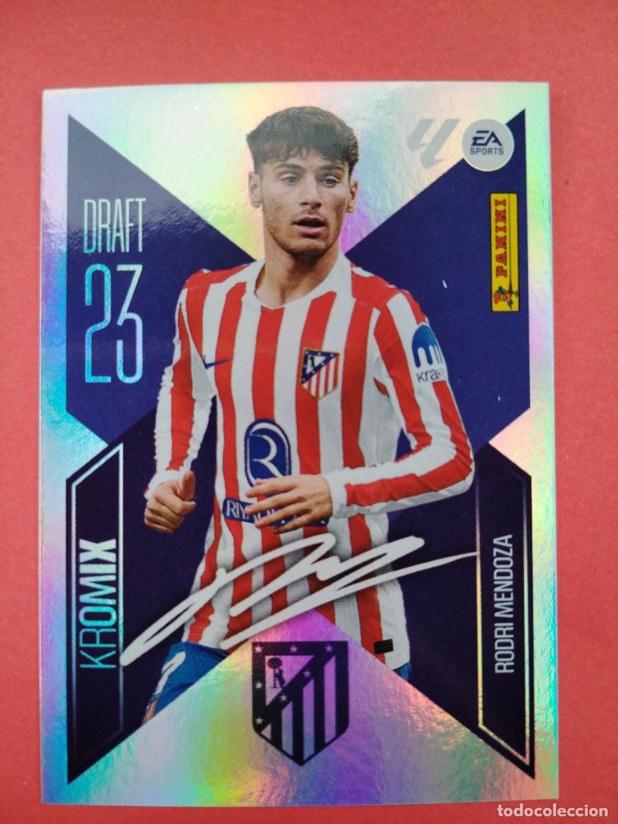 Cromos de f&uacute;tbol: ESTE 2026 2027 DRAFT 23 KROMIX N 21 RODRI MENDOZA