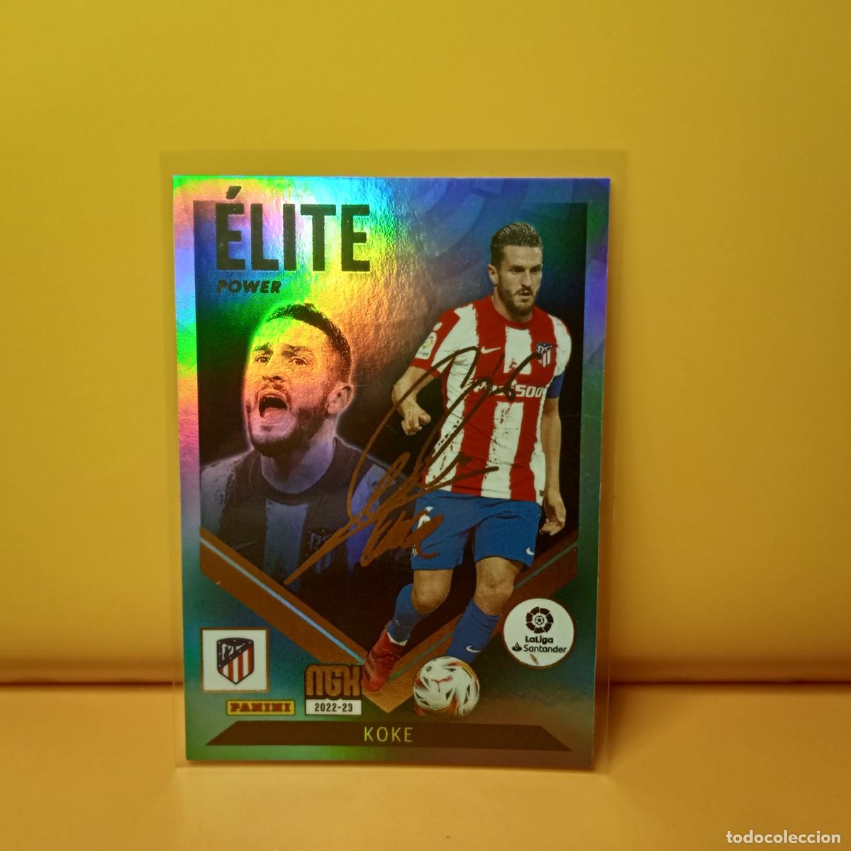 Cromos de f&uacute;tbol: MEGACRACKS 2022 2023 22/23 ( ELITE POWER ) KOKE 7 ATL&Eacute;TICO DE MADRID