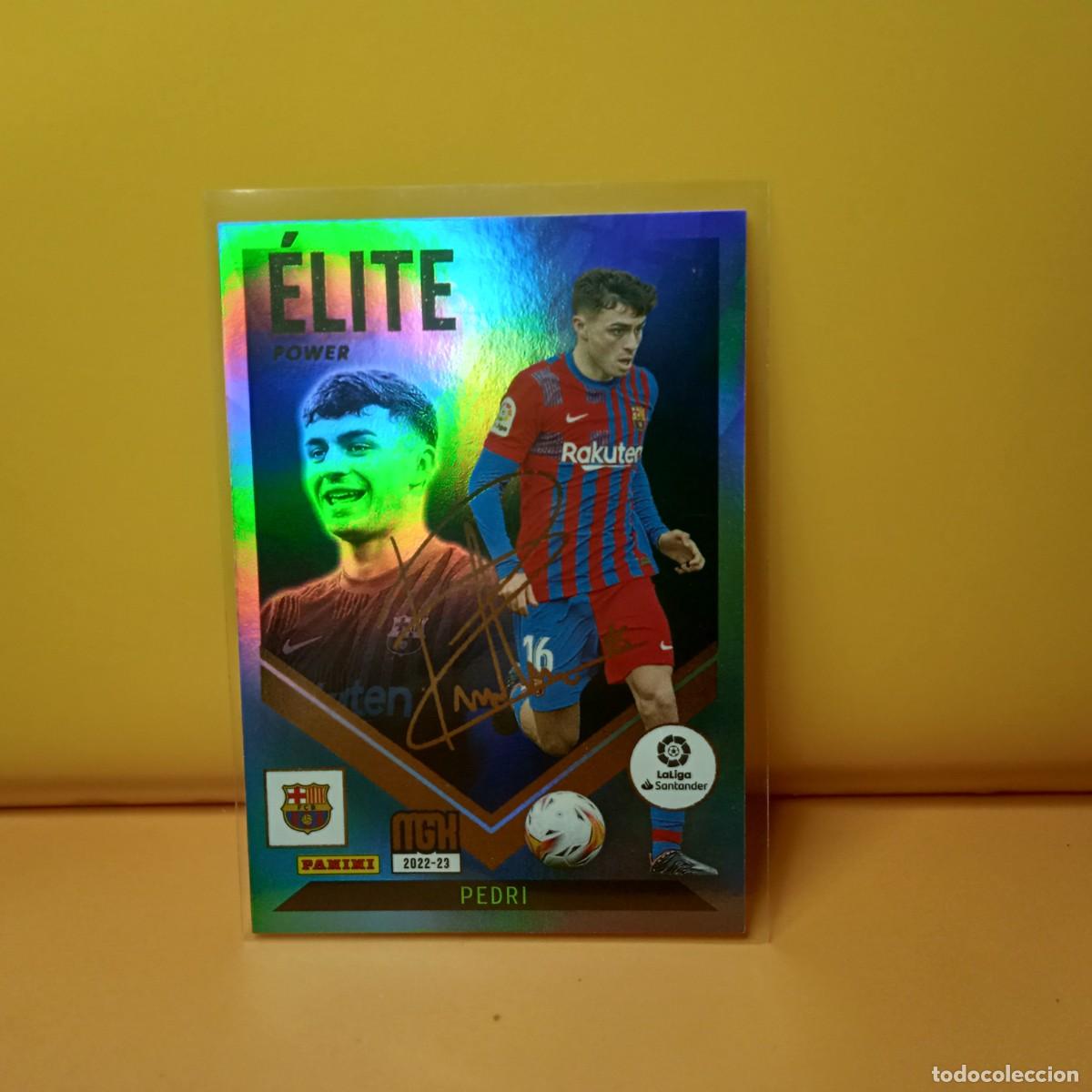 Cromos de f&uacute;tbol: MEGACRACKS 2022 2023 22/23 ( ELITE POWER) PEDRI P8 8 F.C BARCELONA