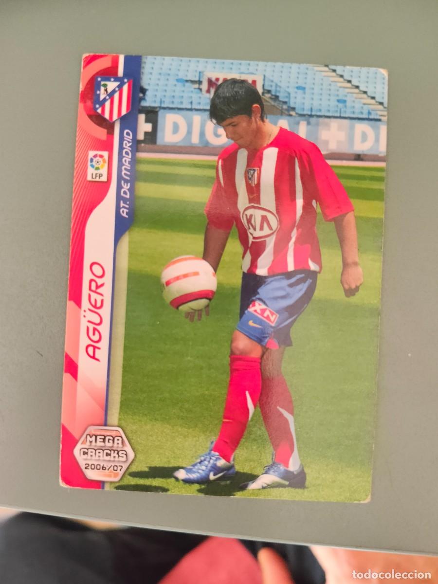 Cromos de f&uacute;tbol: Ag&uuml;ero. Megacracks 2006 2007 - Foto 1