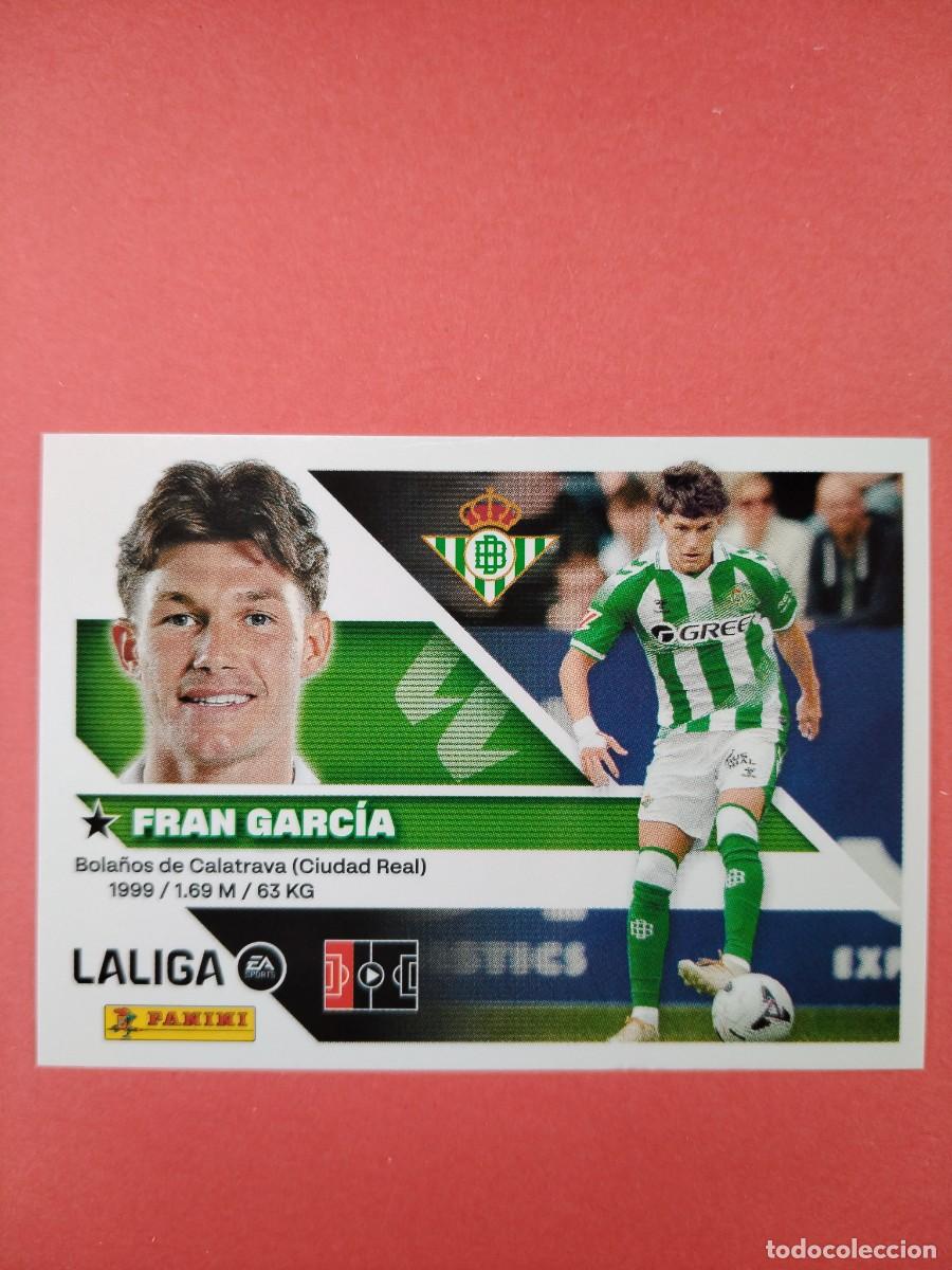 Cromos de f&uacute;tbol: ESTE 2026 2027 FICHAJE N 6 FRAN GARCIA