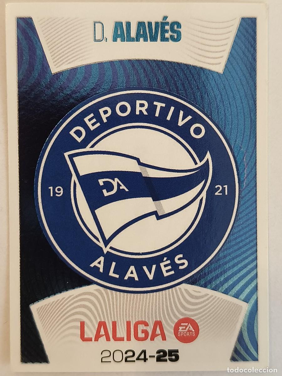 Cromos de f&uacute;tbol: #1 ESCUDO (DEPORTIVO ALAVES) LIGA 24/25 ESTE