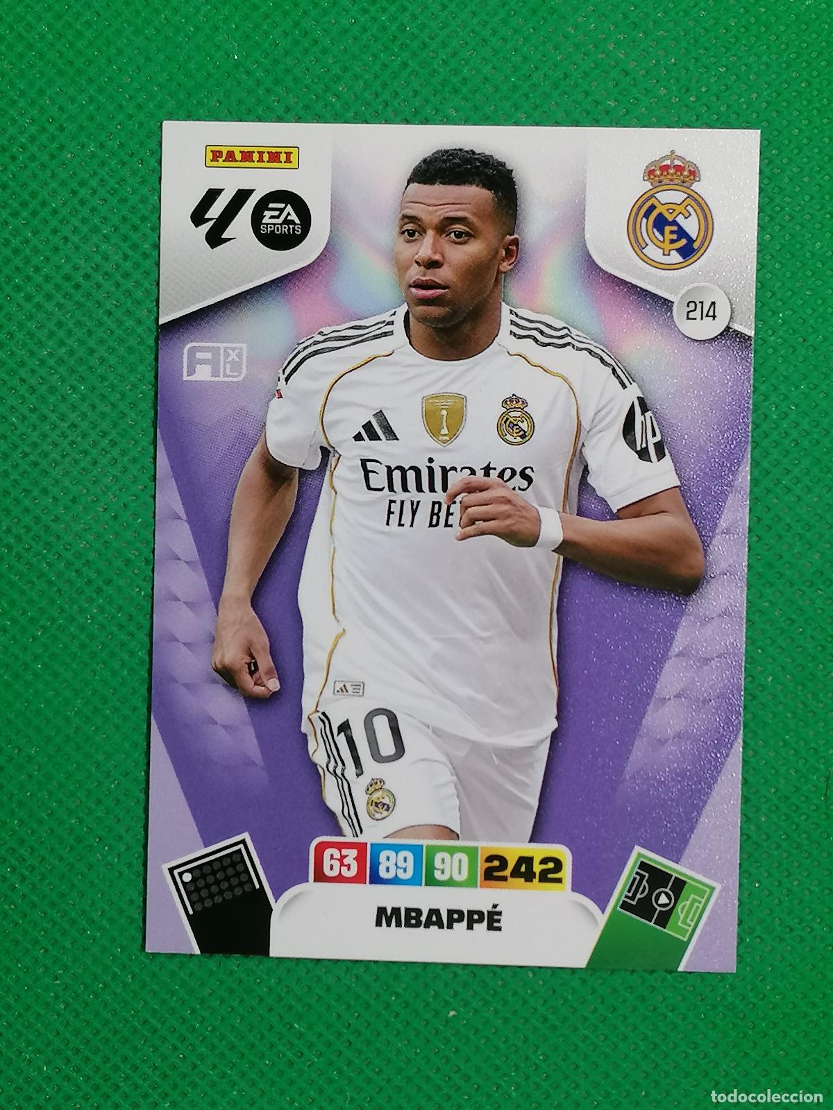 Cromos de f&uacute;tbol: 214 MBAPPE REAL MADRID ⚽ LIGA ADRENALYN XL 2025 2026 25 26 ⚽
