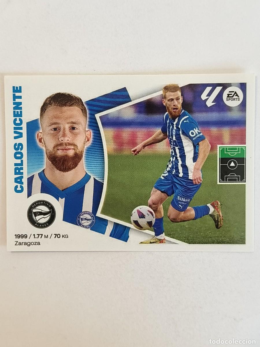 Cromos de f&uacute;tbol: #17 CARLOS VICENTE (DEPORTIVO ALAVES) LIGA 24/25 ESTE