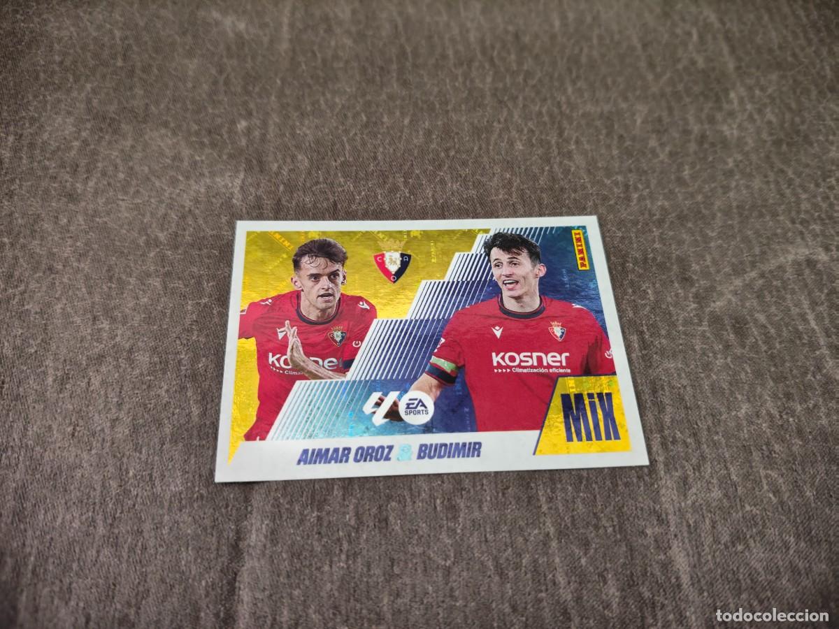 Cromos de f&uacute;tbol: Cromo 1 AIMAR OROZ & BUDIMIR CA OSASUNA. Colecci&oacute;n LALIGA F&uacute;tbol 2025-2026 PANINI Nuevo