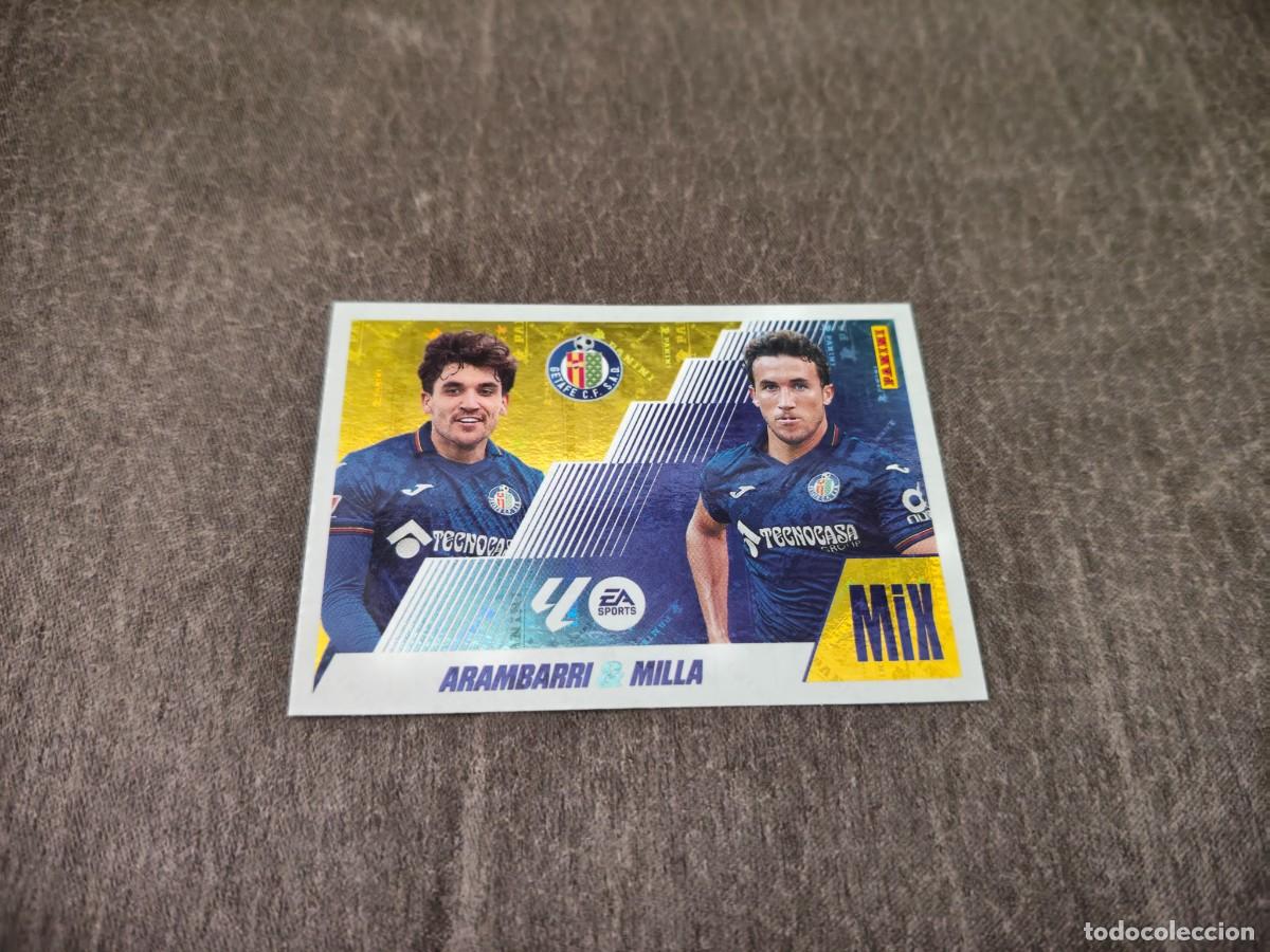 Cromos de f&uacute;tbol: Cromo 2 ARAMBARRI & MILLA GETAFE CF. Colecci&oacute;n LALIGA F&uacute;tbol 2025-2026 PANINI Nuevo