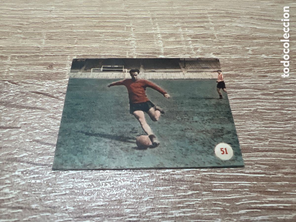 Fu&szlig;ball-Sticker: 1953 ZARRA ATH BILBAO N&ordm; 51 FHER ESCENAS DEPORTIVAS DESPEGADO