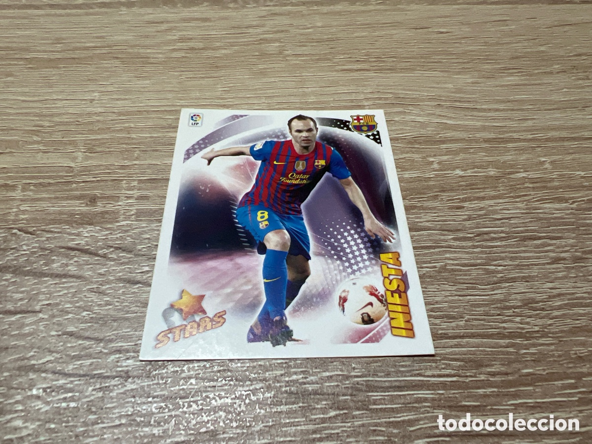 Cromos de f&uacute;tbol: 2012 ANDRES INIESTA FC BARCELONA N&ordm; 6 PANINI EDICIONES ESTE