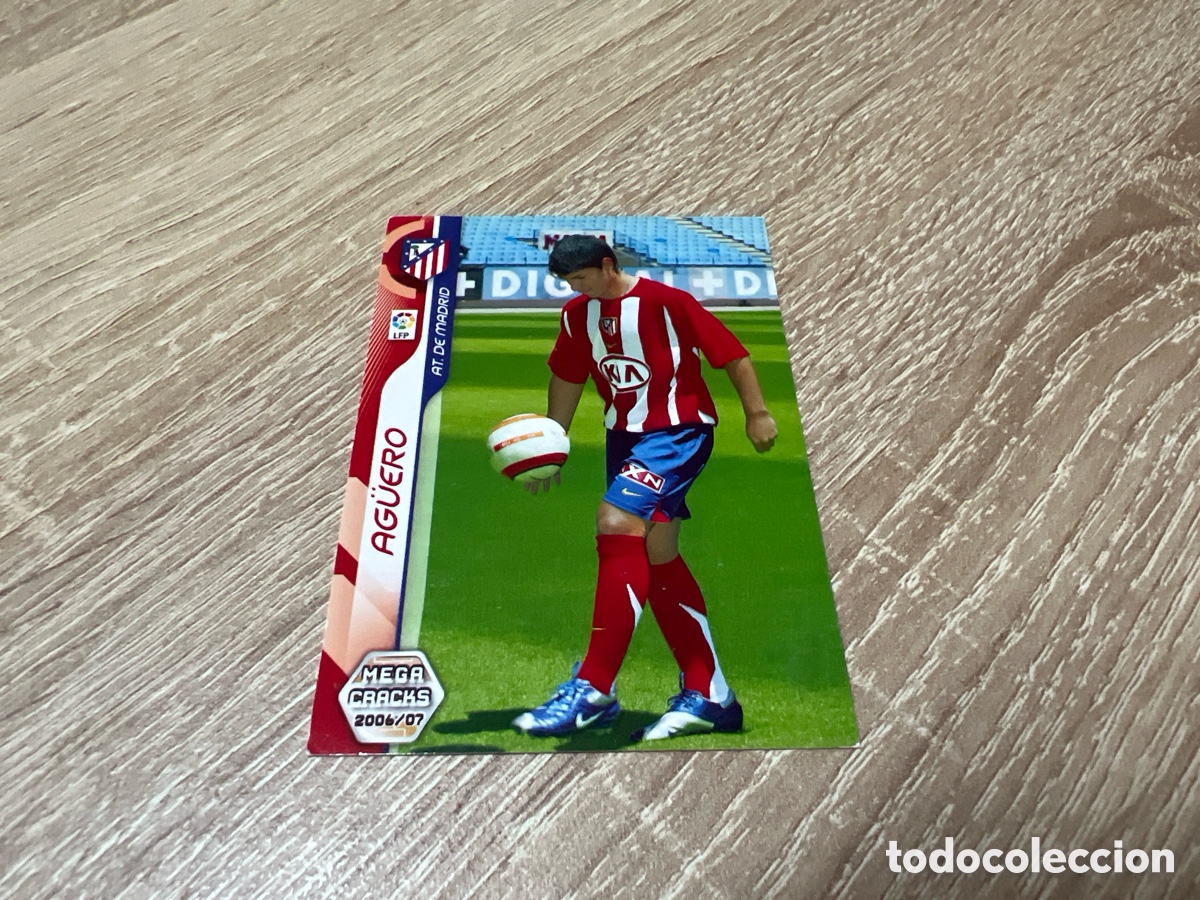 Cromos de f&uacute;tbol: 2006 SERGIO AG&Uuml;ERO ROOKIE N&ordm; 442 PANINI MEGA CRACKS